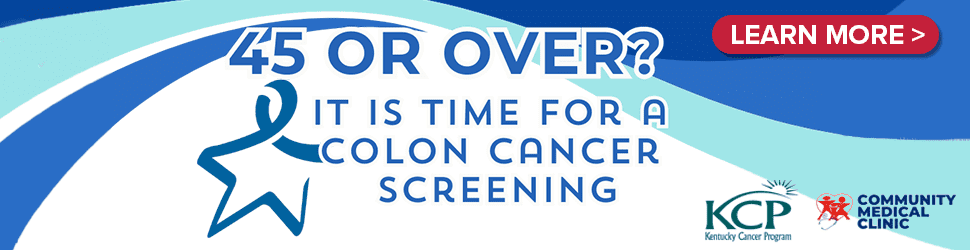 45 or older? It's time for a colon cancer screening. Click to learn more.