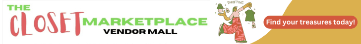Find your treasures today at the Closet Marketplace Vendors Mall